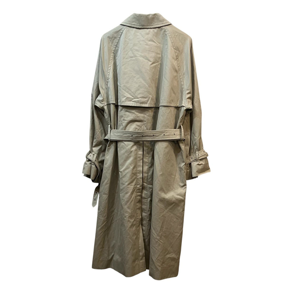 blurhms 「Gabardine Double Belt Trench Coat」トレンチコートBHS23S001 古着・中古-2枚目のアイテム画像