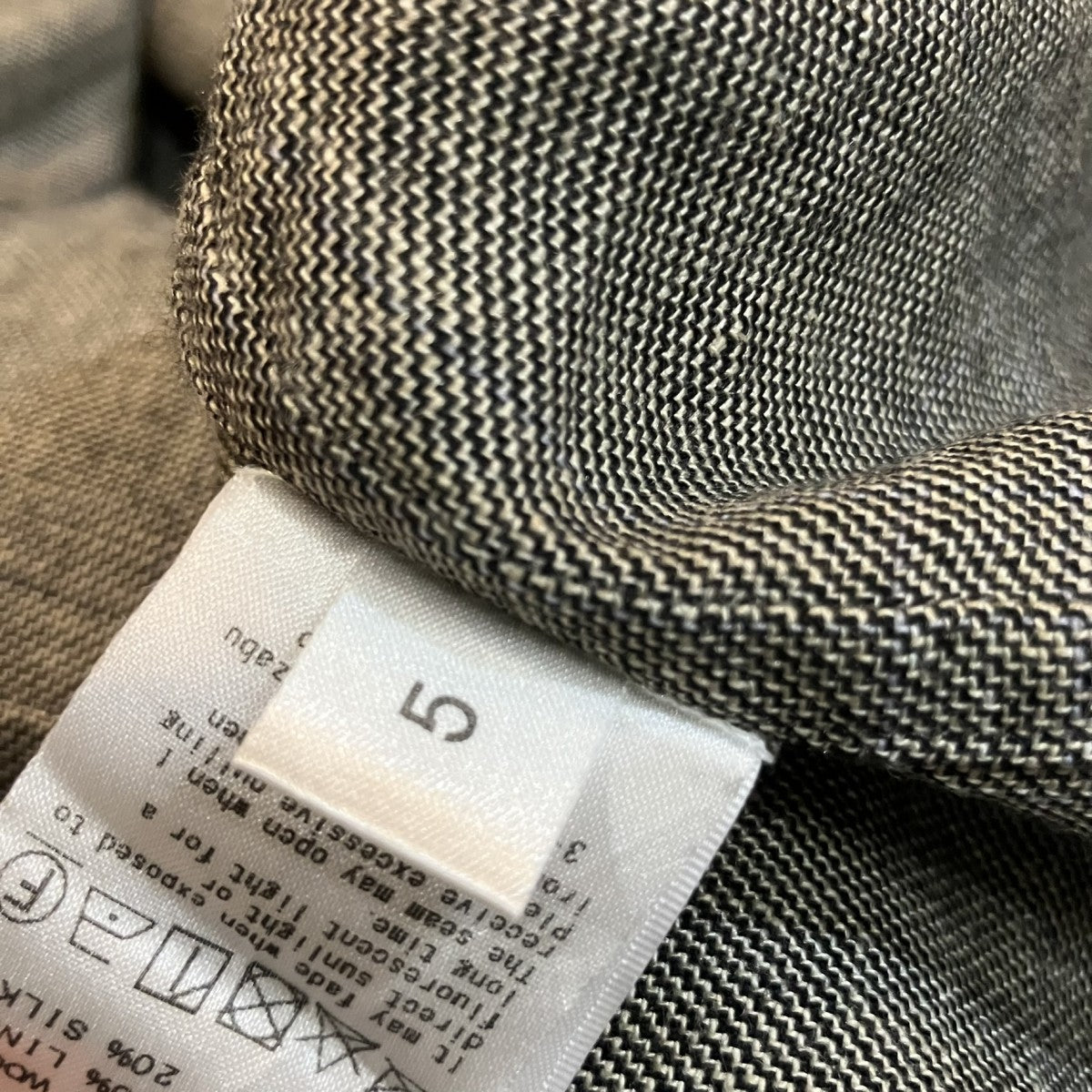Cale WOOL LINEN SILK SAFARI JACKET シャツジャケット 古着・中古-5枚目のアイテム画像