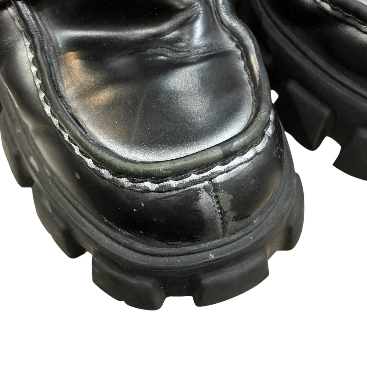 PRADA モノリス ブラッシュドレザー ローファー2DE129 古着・中古-10枚目のアイテム画像