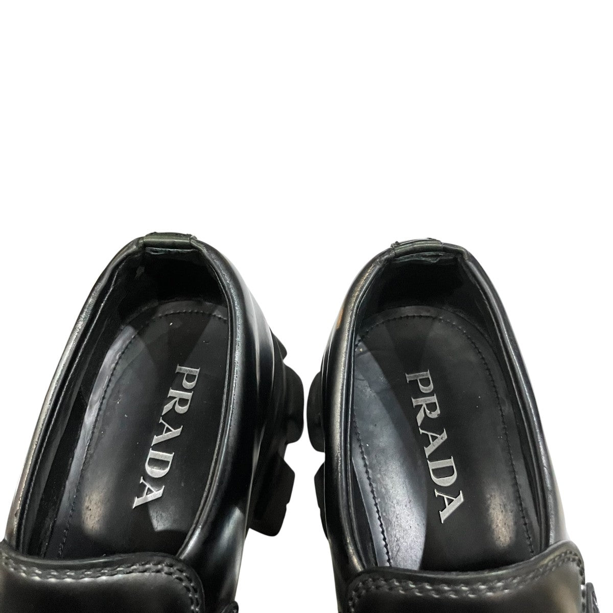 PRADA モノリス ブラッシュドレザー ローファー2DE129 古着・中古-7枚目のアイテム画像