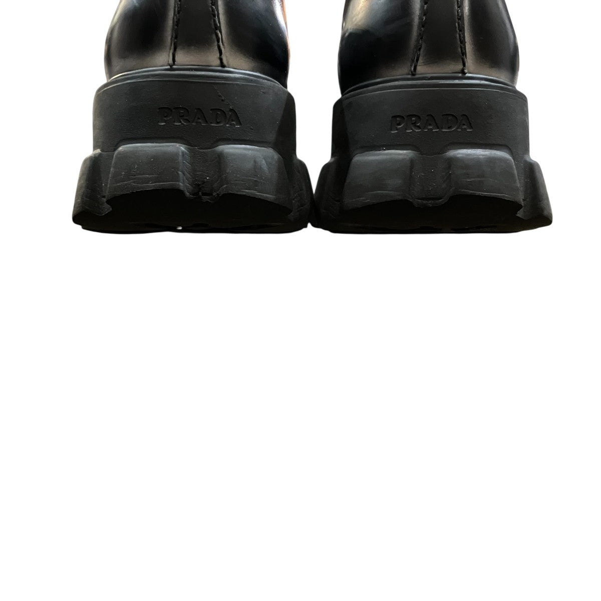 PRADA モノリス ブラッシュドレザー ローファー2DE129 古着・中古-9枚目のアイテム画像