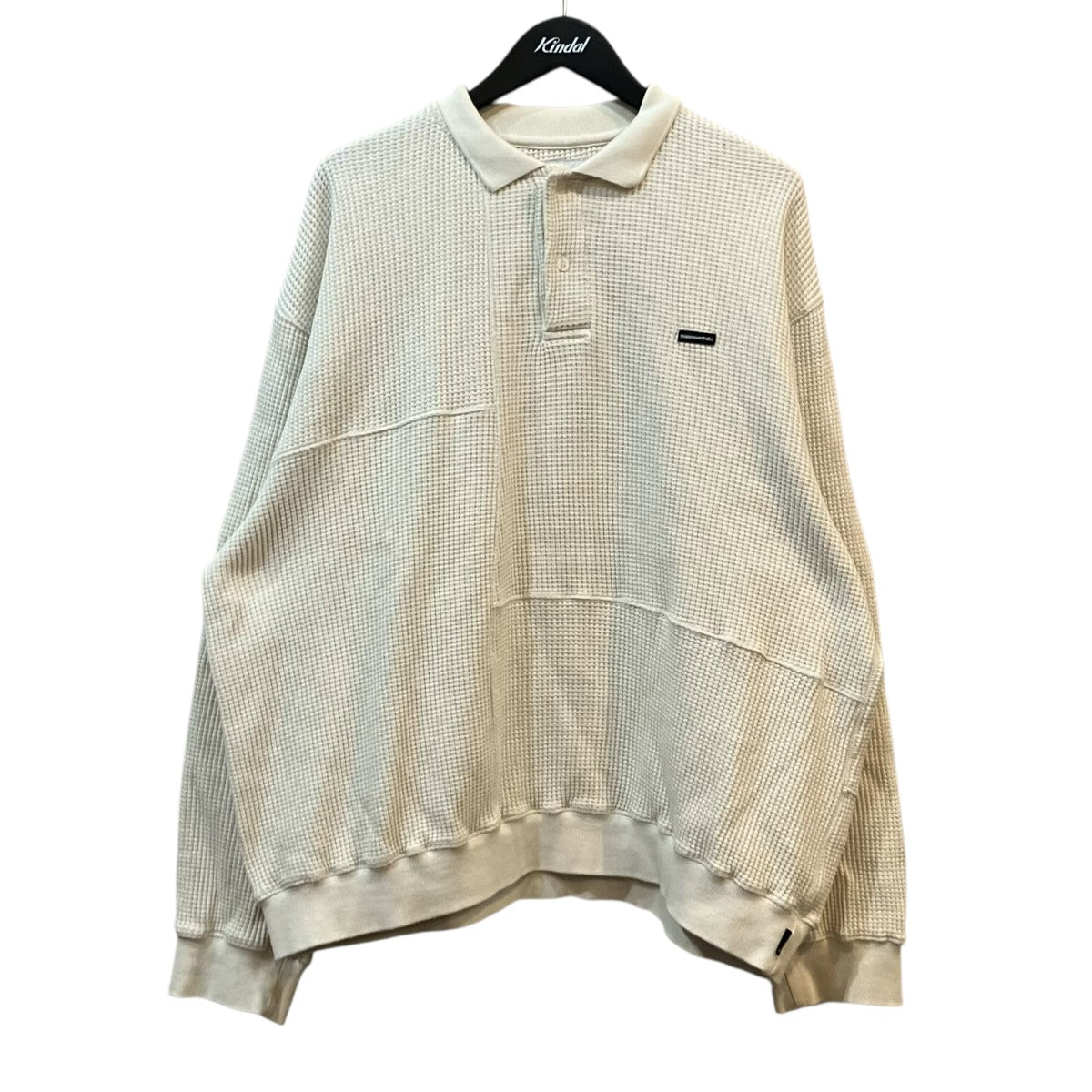 thisisneverthat ワッフルロングスリーブポロシャツ 古着・中古-1枚目のアイテム画像
