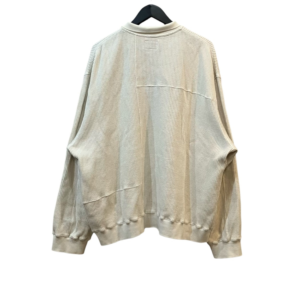 thisisneverthat ワッフルロングスリーブポロシャツ 古着・中古-2枚目のアイテム画像