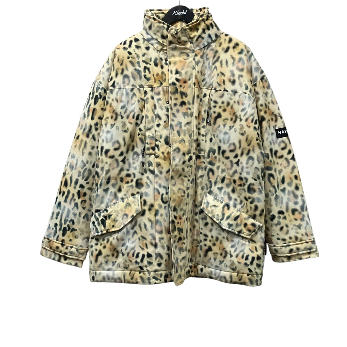 NAPAPIJRI×Martine rose 中綿レオパードジャケット 古着・中古-1枚目のアイテム画像