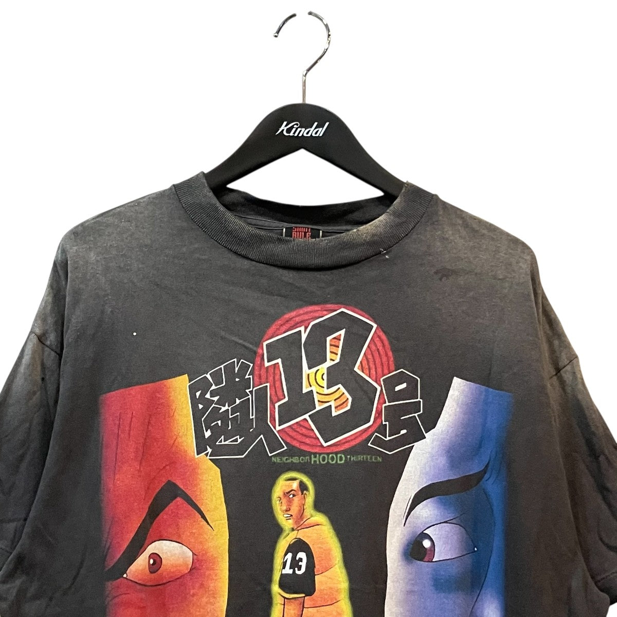 ヴィンテージ加工漫画プリントTシャツSM HR1 0000 C24