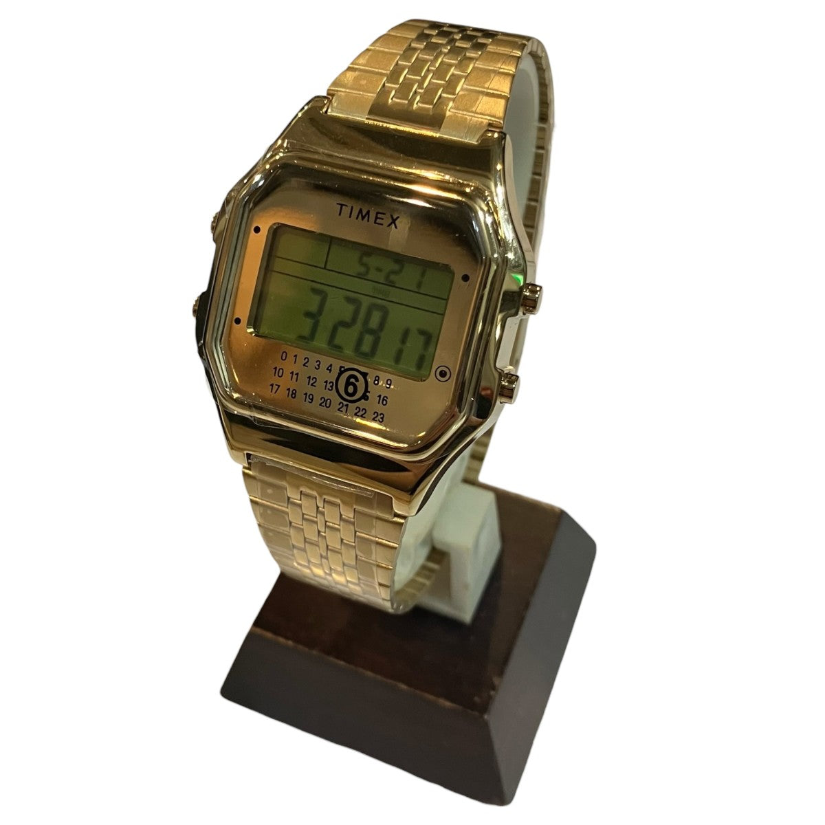 TIMEX×MM6 Maison Margiela デジタルウォッチS33YW0002 M100062 古着・中古-1枚目のアイテム画像