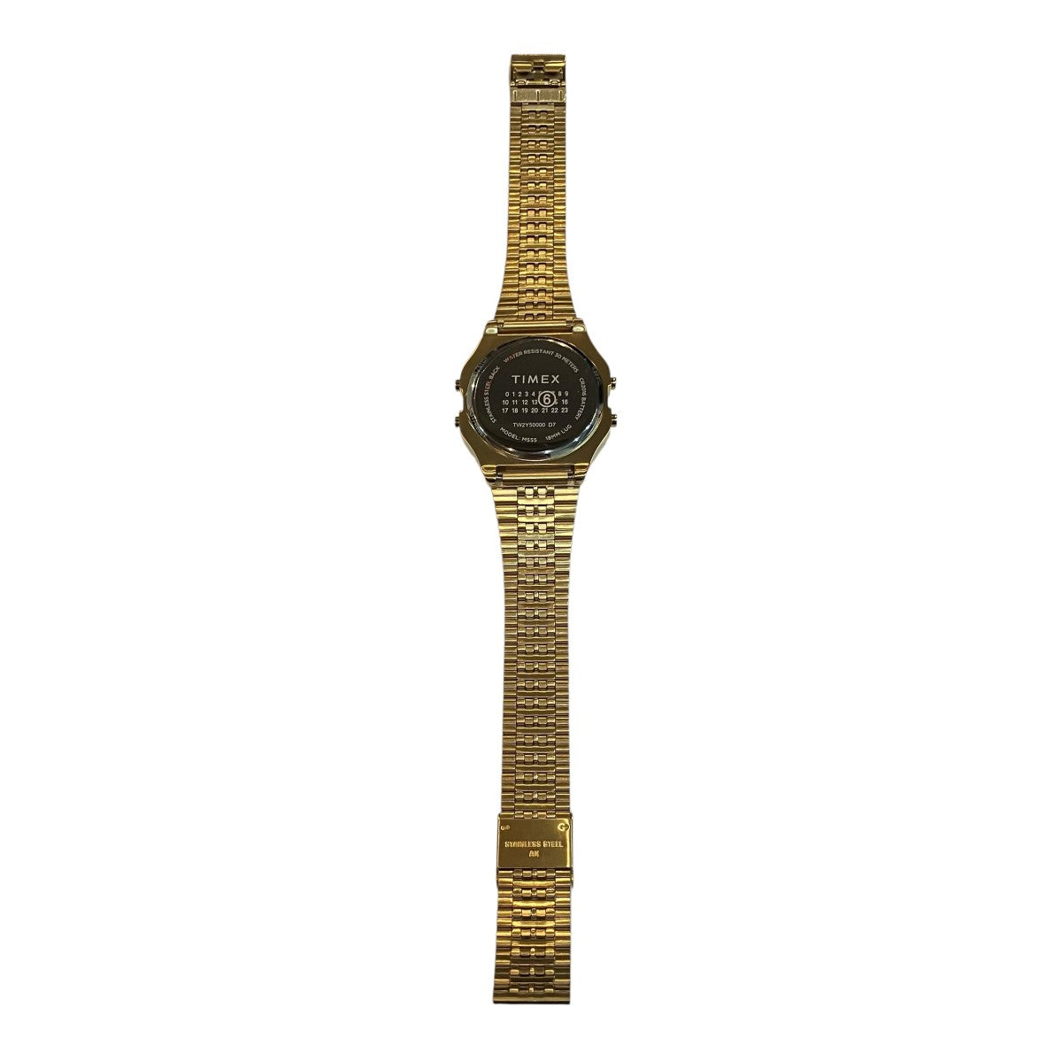 TIMEX×MM6 Maison Margiela デジタルウォッチS33YW0002 M100062 古着・中古-5枚目のアイテム画像