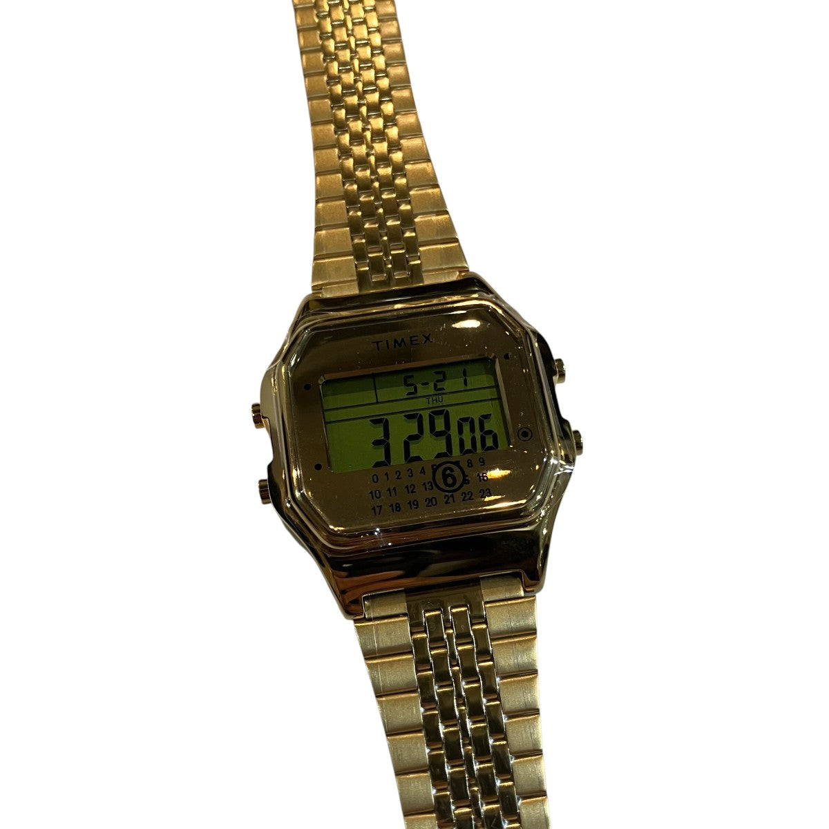 TIMEX×MM6 Maison Margiela デジタルウォッチS33YW0002 M100062 古着・中古-7枚目のアイテム画像