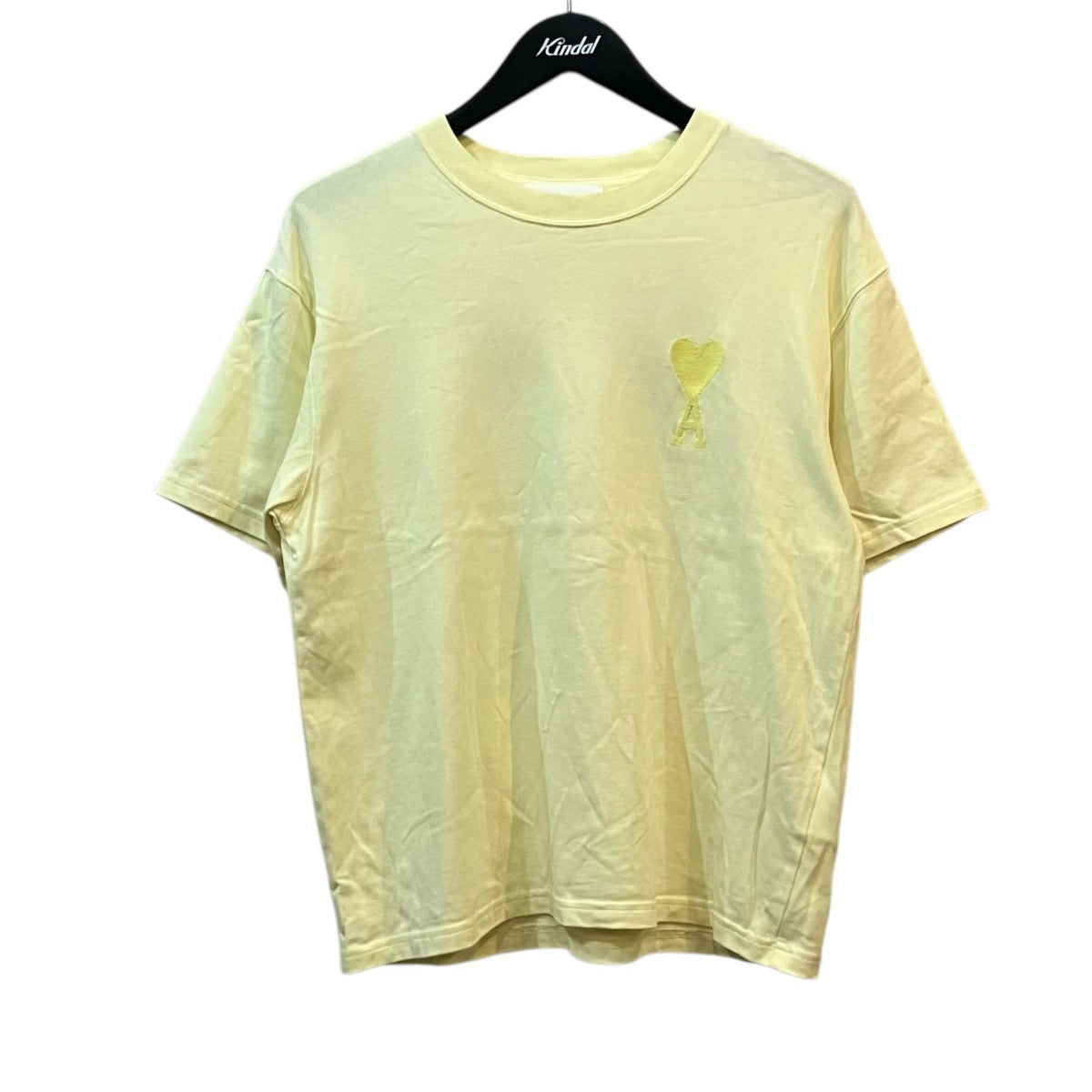 AMI Alexandre Mattiussi ハートロゴTシャツ 古着・中古-1枚目のアイテム画像