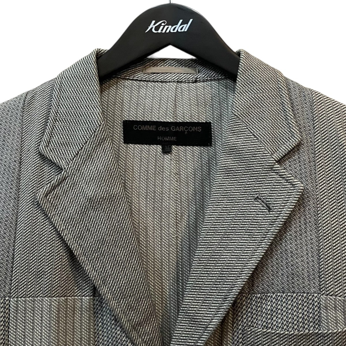 COMME des GARCONS HOMME 切り換えテーラードジャケット 古着・中古-3枚目のアイテム画像