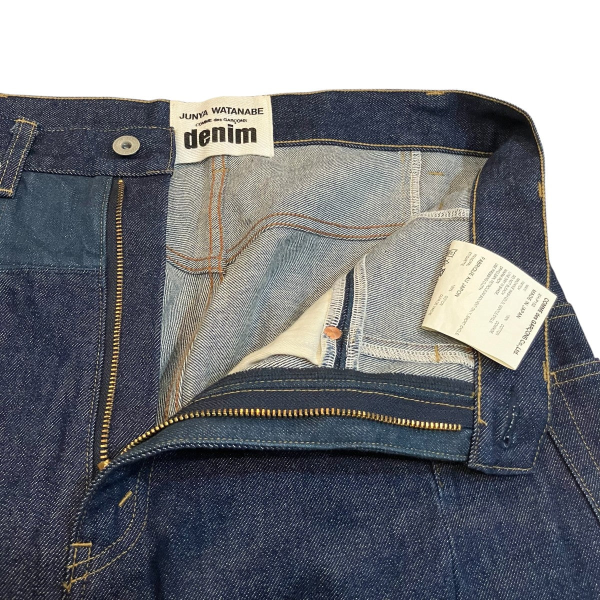 JUNYA WATANABE CDG 切り換えデニムパンツ 古着・中古-4枚目のアイテム画像
