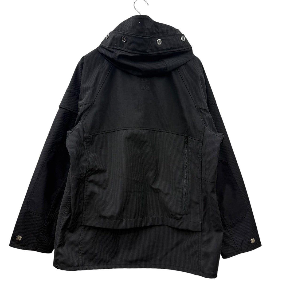 ウールエステルストライプラミネート撥水加工 ジャケットWC-J024