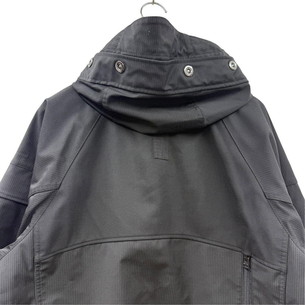 ウールエステルストライプラミネート撥水加工 ジャケットWC-J024