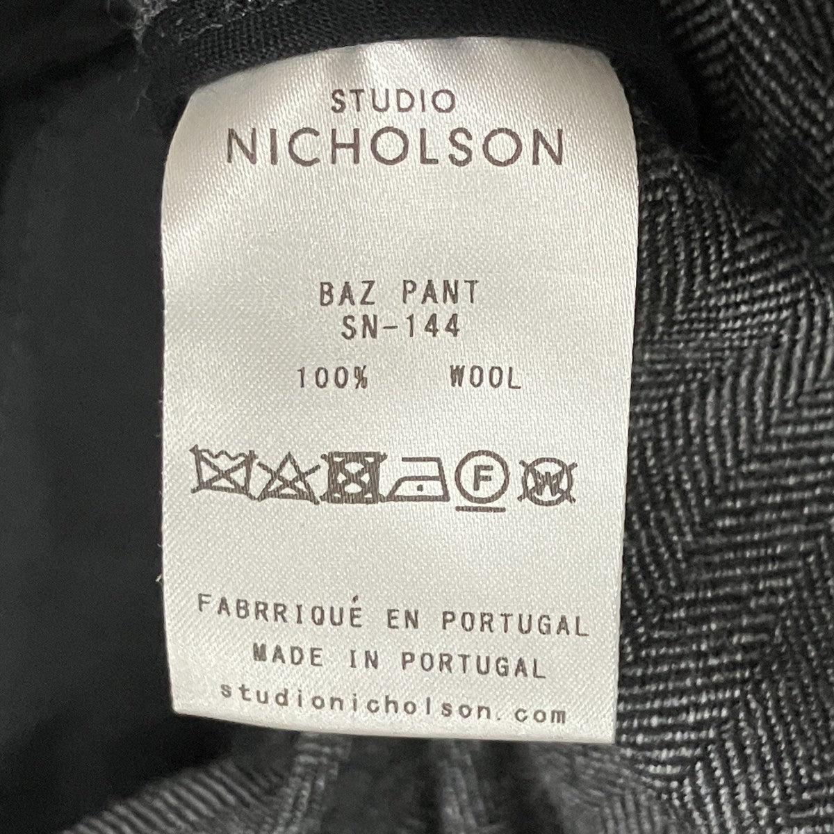BAZ PANT ウールパンツ