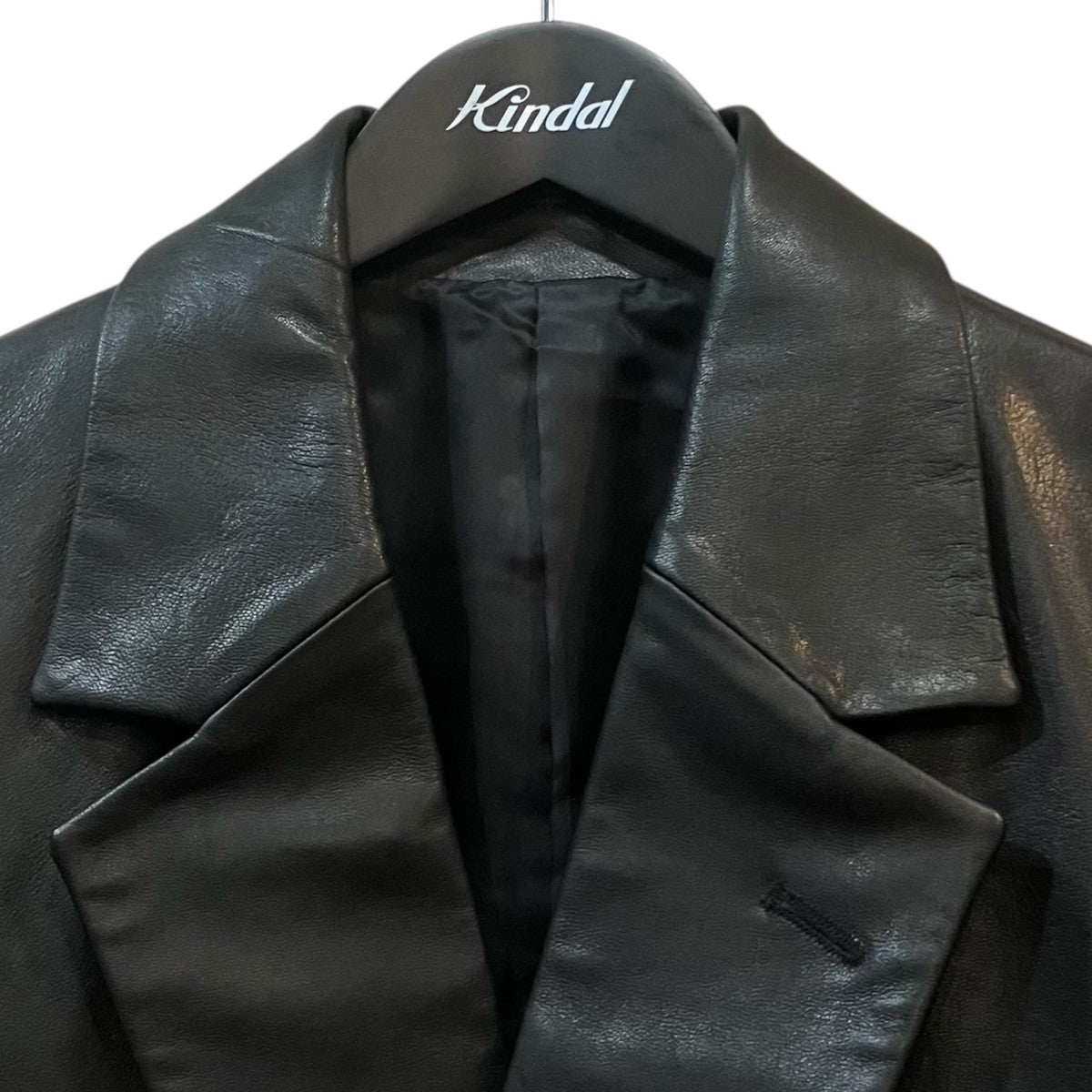 stein LEATHER DOUBLE BRESTED JACKET レザーダブルテーラードジャケット 古着・中古-3枚目のアイテム画像