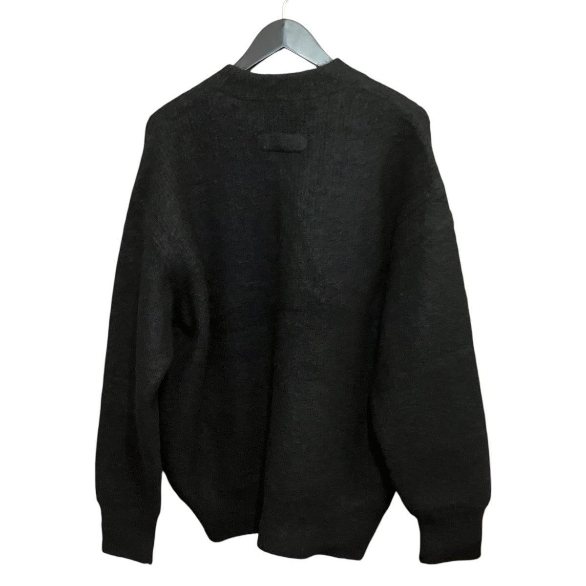 Kid Mohair Knit CardiganキッドモヘヤクルーネックカーディガンST.848