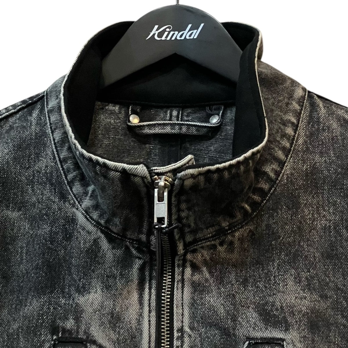 stein CHEMICAL BLEACHED DENIM MODS COAT ブリーチドデニムモッズコート 古着・中古-3枚目のアイテム画像