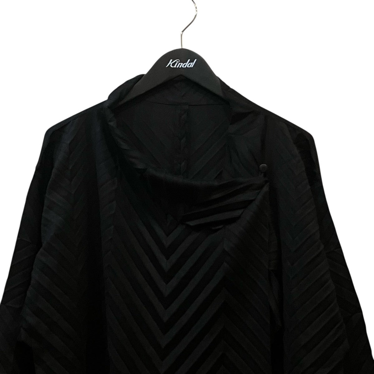 ISSEY MIYAKE プリーツ半袖シャツIM54FJ613 古着・中古-3枚目のアイテム画像