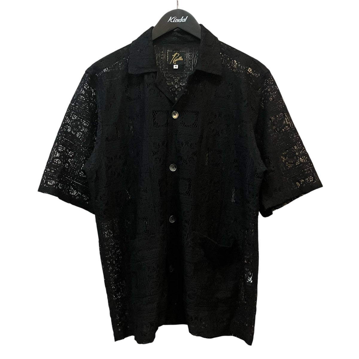Needles レースシアー半袖シャツ0T1668 古着・中古-1枚目のアイテム画像