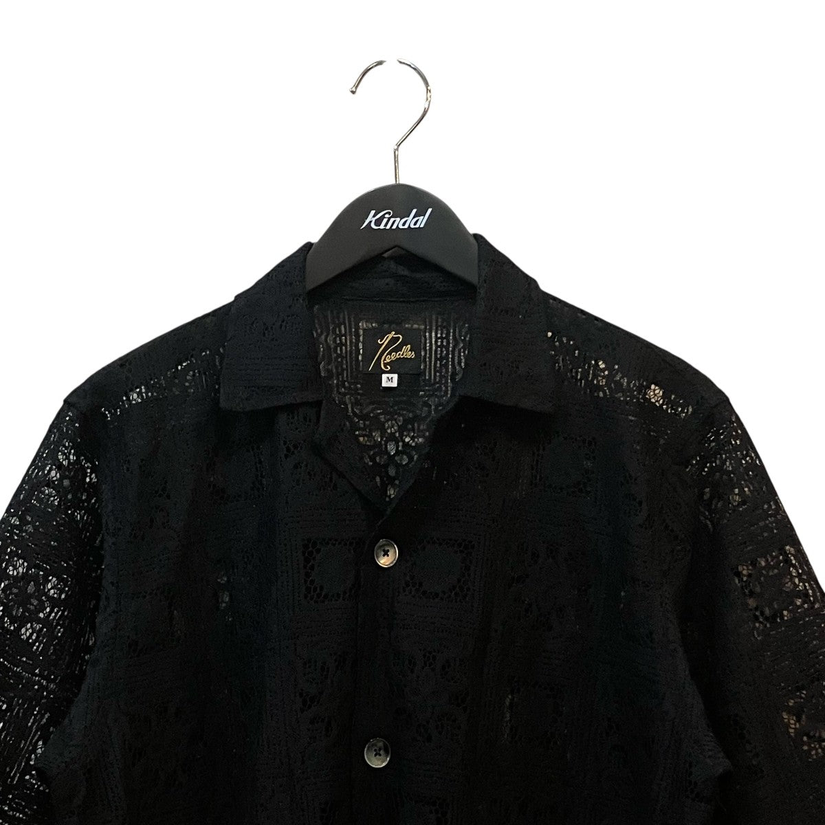 Needles レースシアー半袖シャツ0T1668 古着・中古-3枚目のアイテム画像