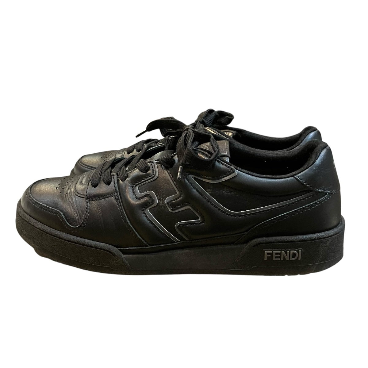 FENDI(フェンディ) ローカットスニーカー ブラック サイズ 8(27CM
