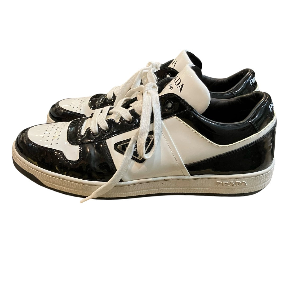 PRADA 「Downtown」ローカットスニーカー2EE364 古着・中古-2枚目のアイテム画像