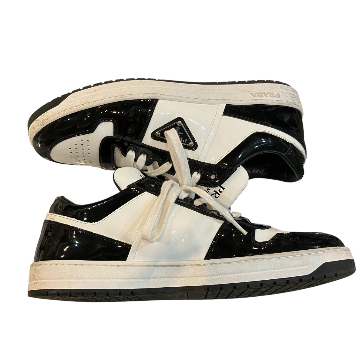 PRADA 「Downtown」ローカットスニーカー2EE364 古着・中古-5枚目のアイテム画像