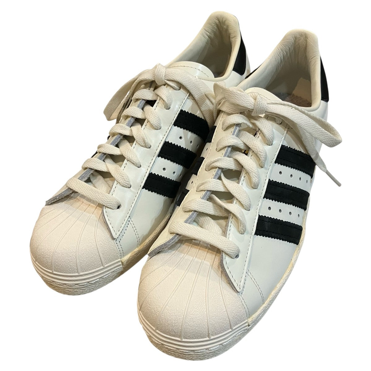 adidas 「SUPER STAR 80s VINTAGE DX」ローカットスニーカーB25963 古着・中古-1枚目のアイテム画像