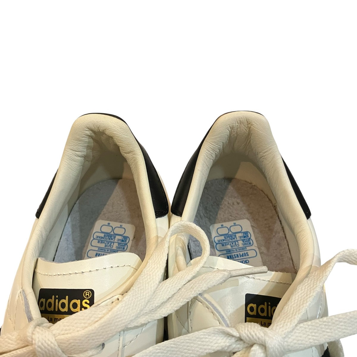 adidas 「SUPER STAR 80s VINTAGE DX」ローカットスニーカーB25963 古着・中古-7枚目のアイテム画像