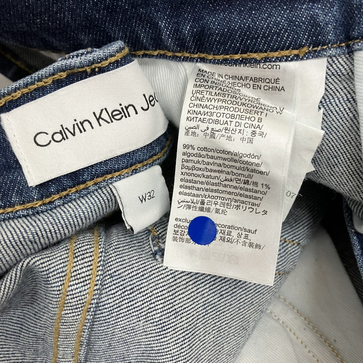Calvin Klein Jeans デニムショートパンツ 古着・中古-4枚目のアイテム画像