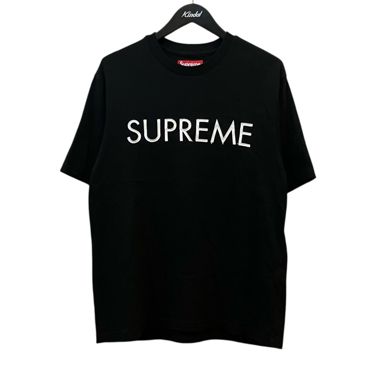 Supreme ロゴ刺繍Tシャツ 古着・中古-1枚目のアイテム画像