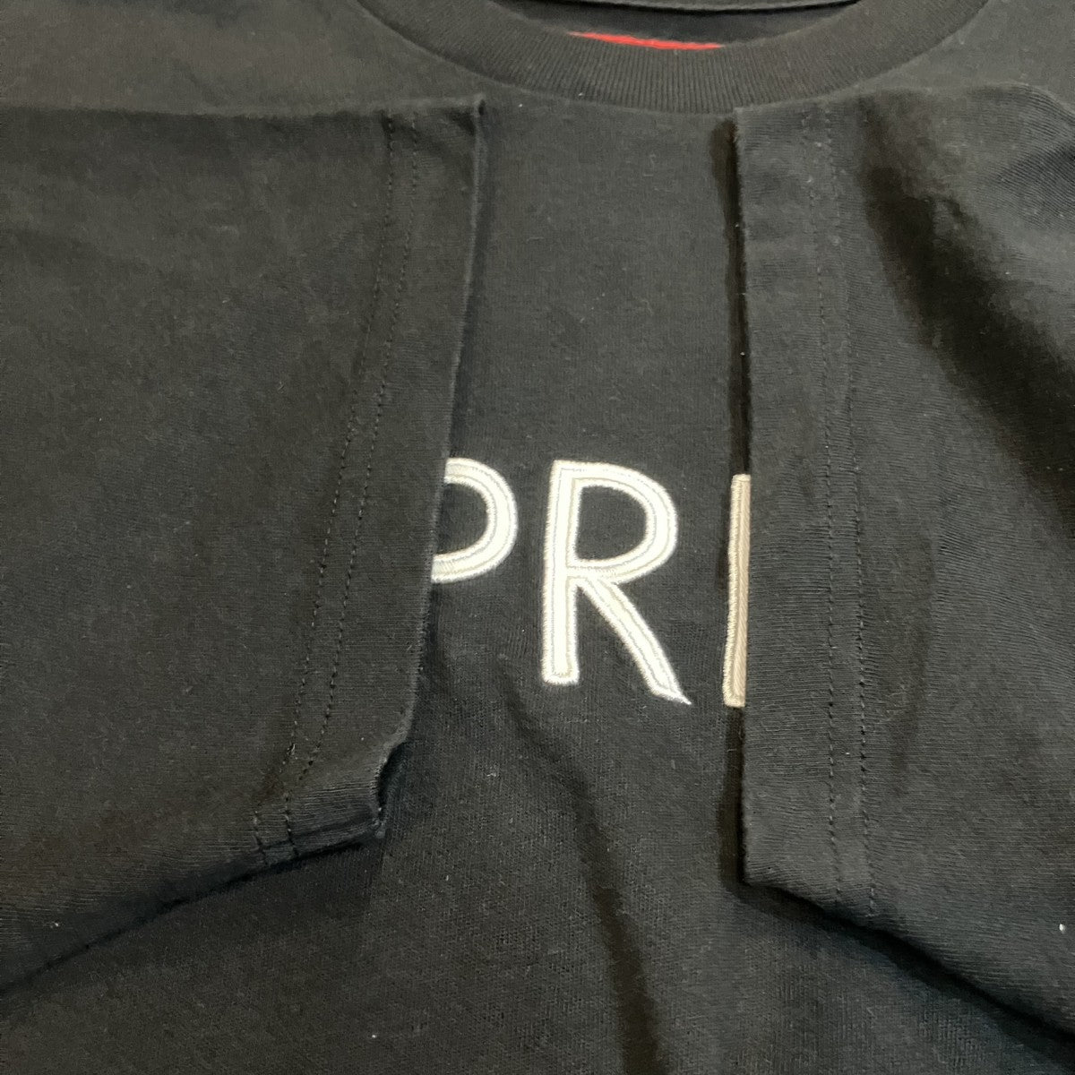 Supreme ロゴ刺繍Tシャツ 古着・中古-4枚目のアイテム画像