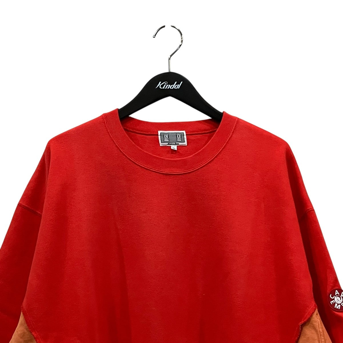 ウォッシュ加工ワイドサイドTシャツCES26T22