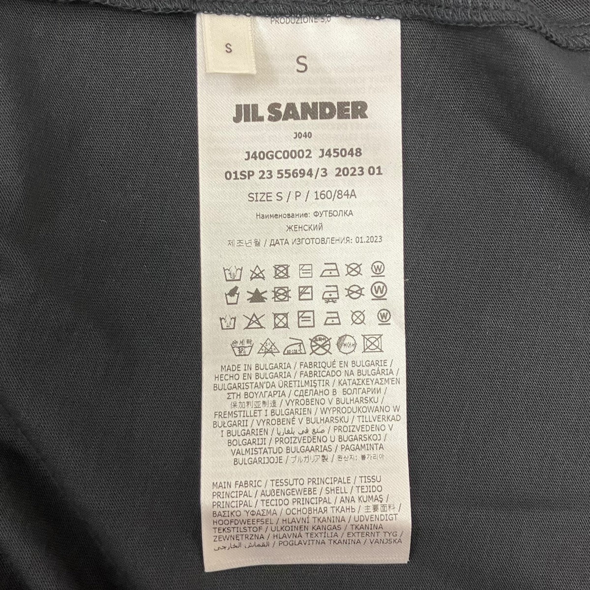 クルーネックロングスリーブTシャツ