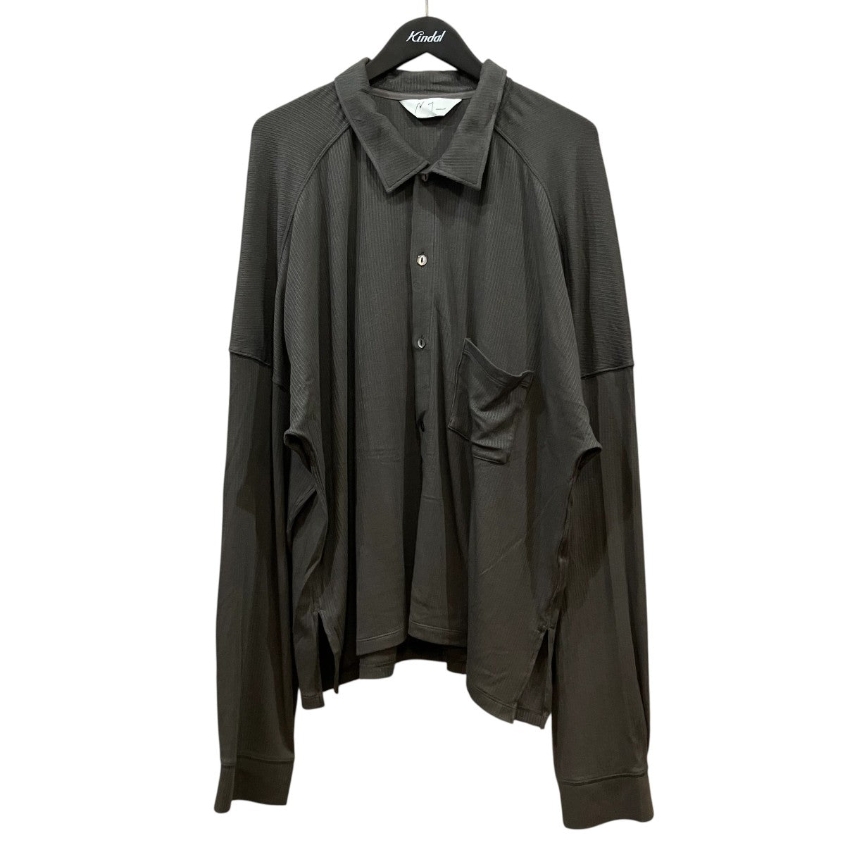 「CAS SIL KIMONO KNIT SHIRT」長袖シャツANC CT154
