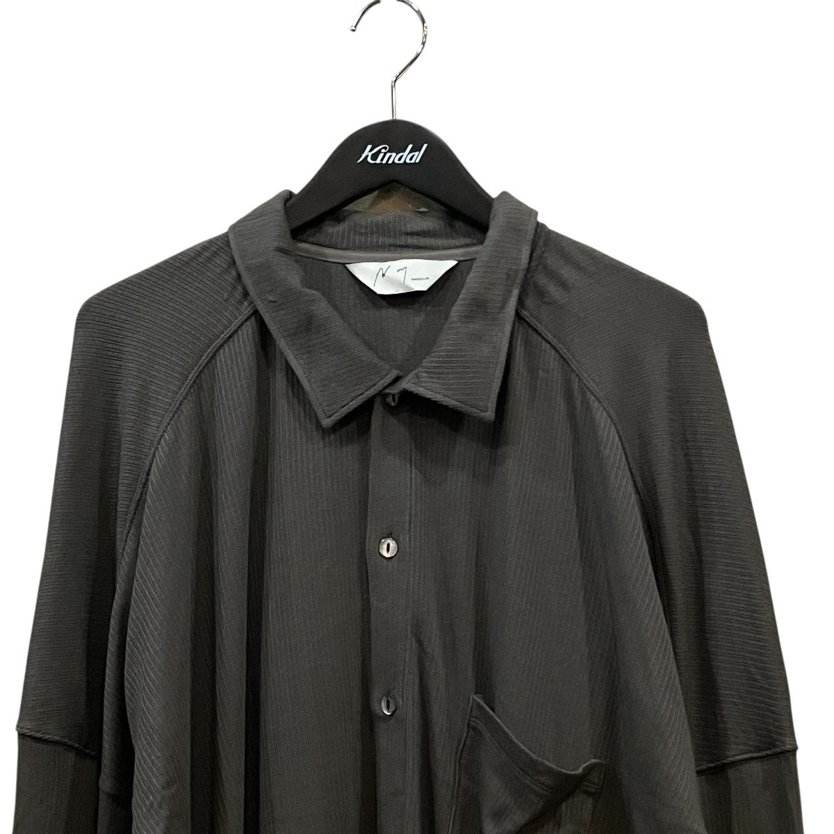 「CAS SIL KIMONO KNIT SHIRT」長袖シャツANC CT154