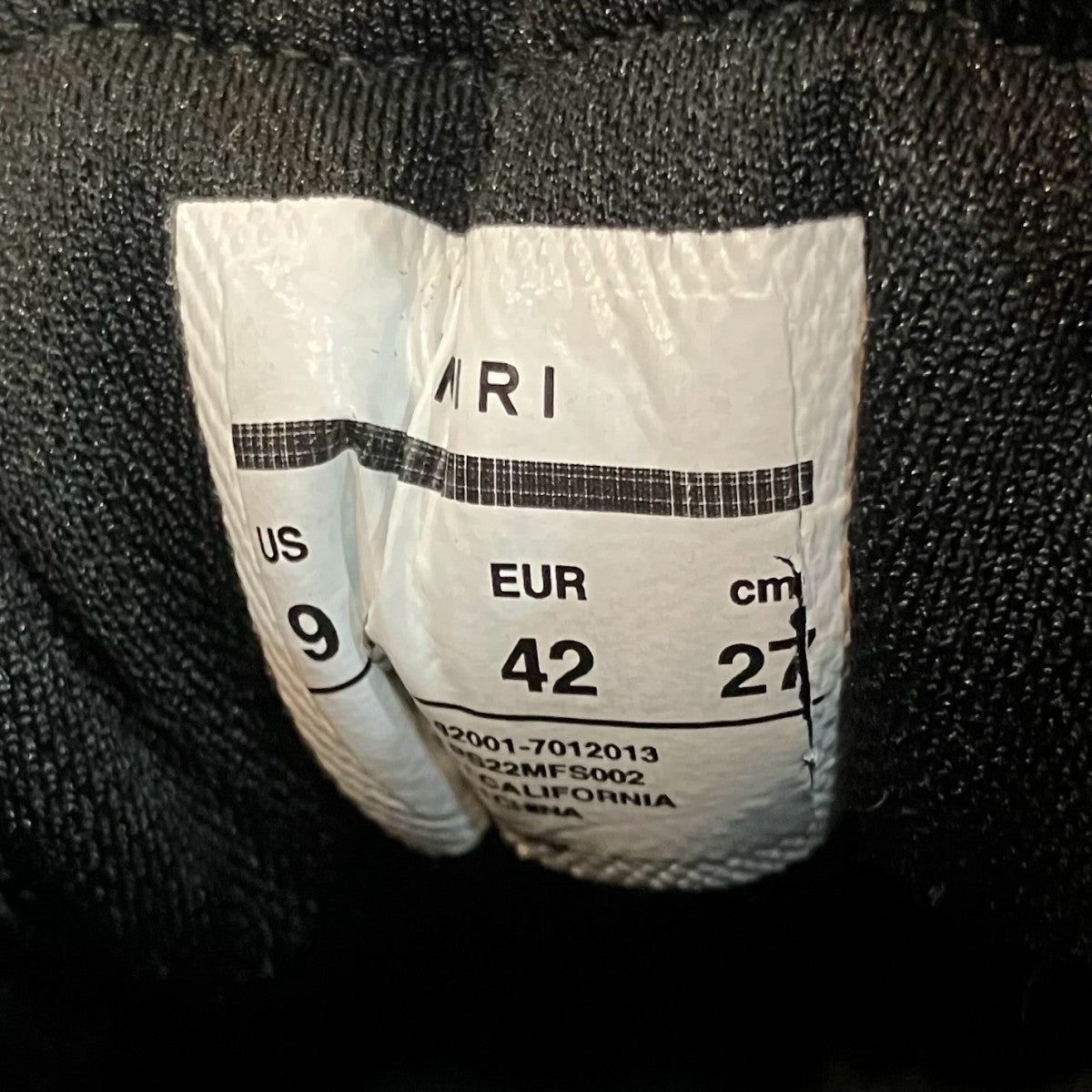 AMIRI スニーカーPS22MFS002 古着・中古-8枚目のアイテム画像