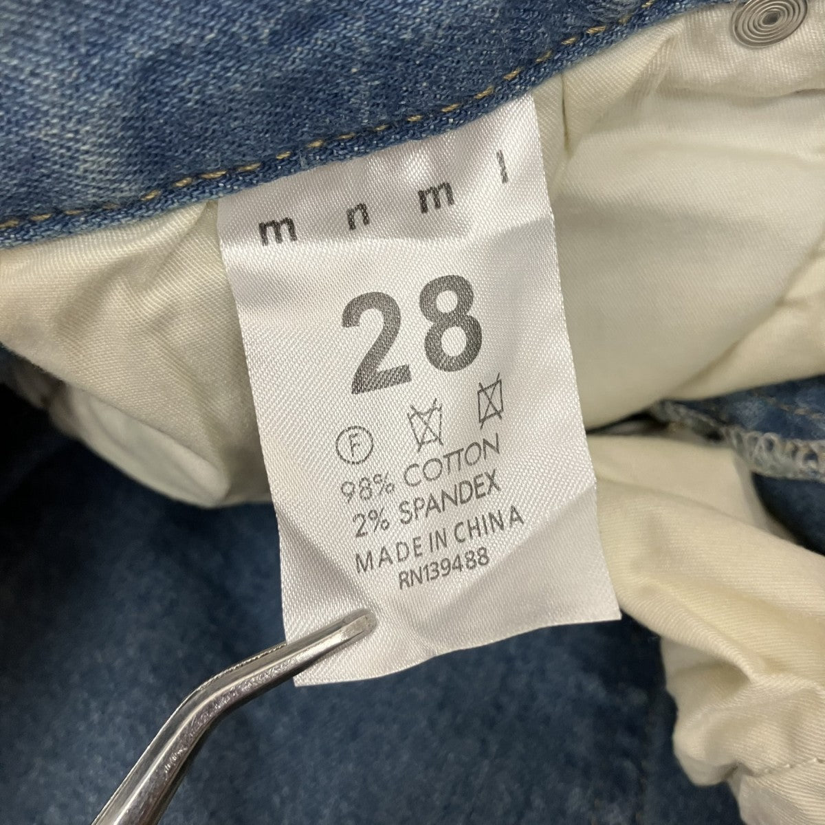 MNML デニムパンツ 古着・中古-5枚目のアイテム画像
