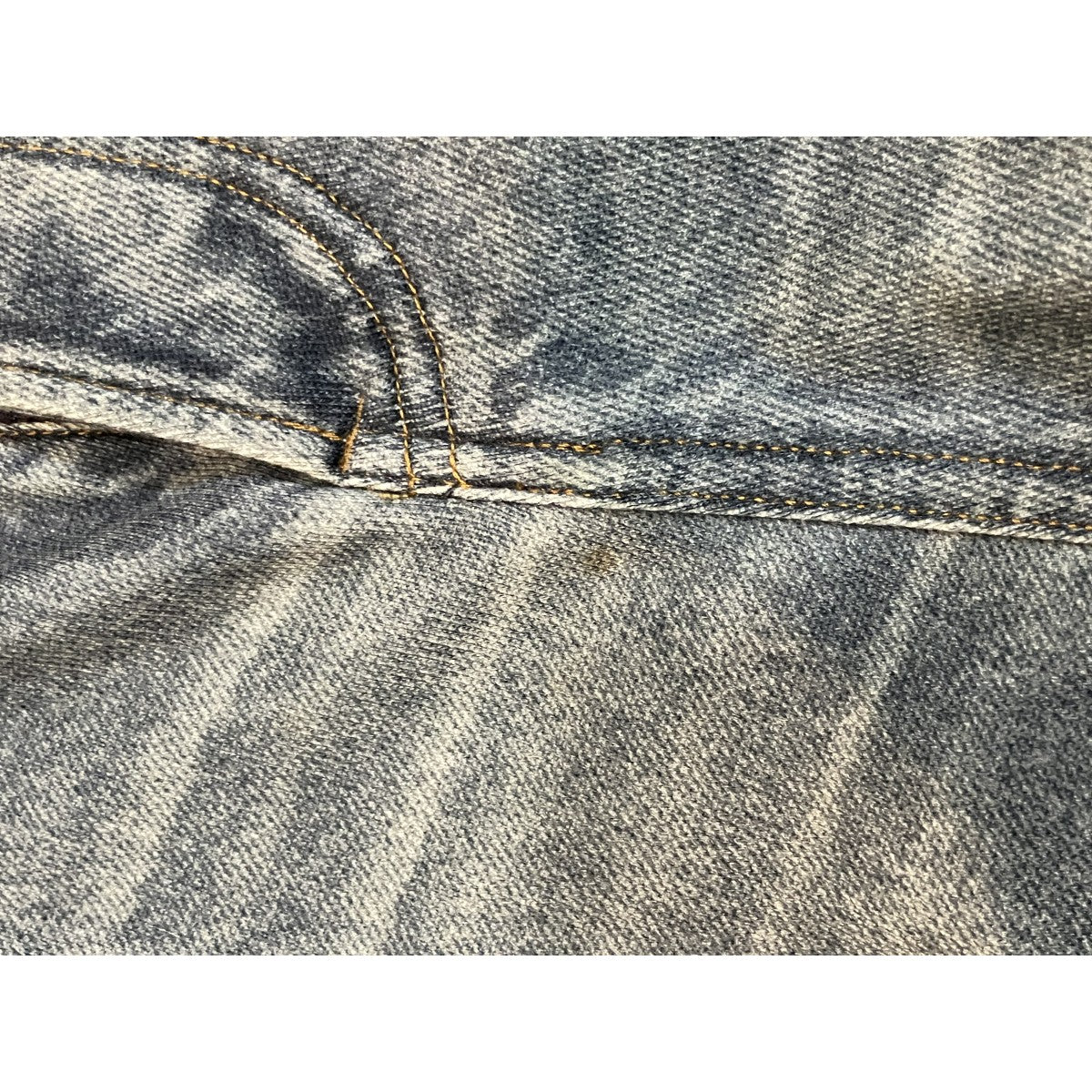 BALENCIAGA トロンプルイユ デニム柄 ワイドスウェットパンツ 古着・中古-5枚目のアイテム画像