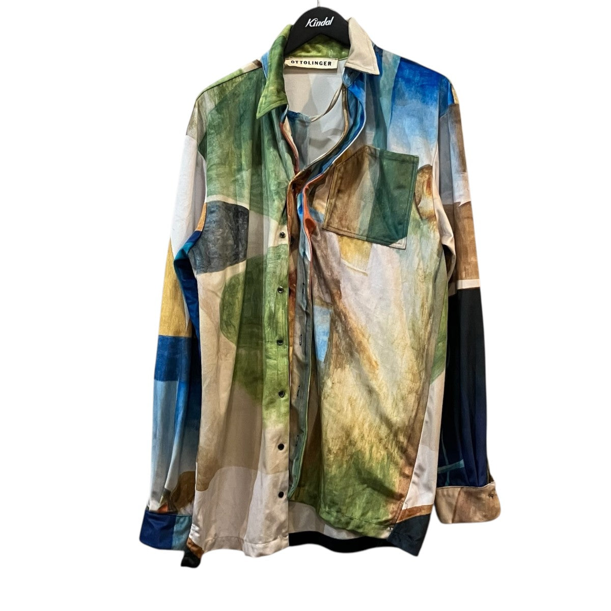 OTTOLINGER 長袖総柄シャツ 古着・中古-1枚目のアイテム画像