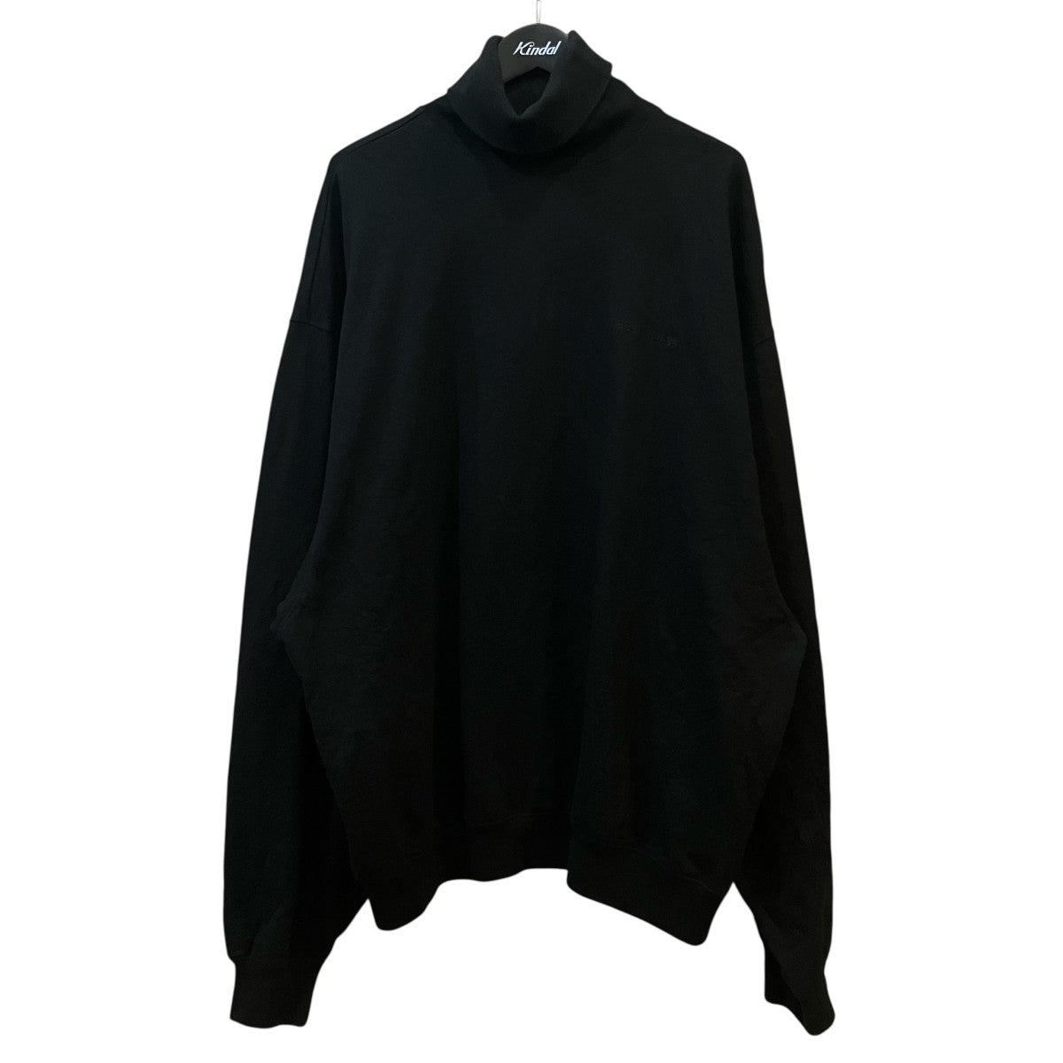 BALENCIAGA ロゴ刺繍タートルネックスウェット641651 TJV83 古着・中古-1枚目のアイテム画像