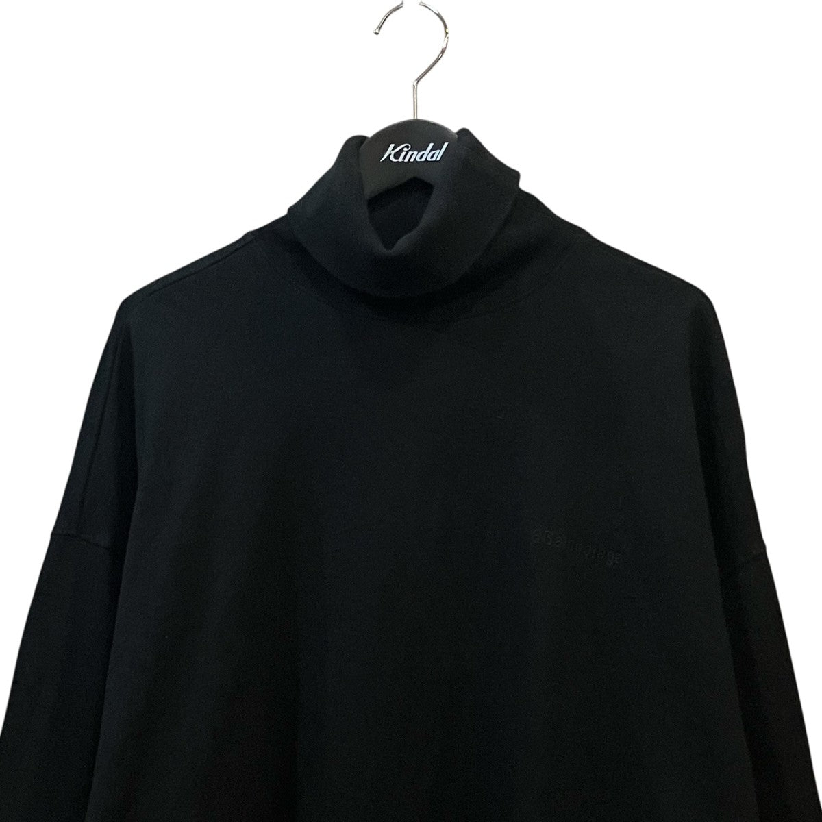 BALENCIAGA ロゴ刺繍タートルネックスウェット641651 TJV83 古着・中古-3枚目のアイテム画像