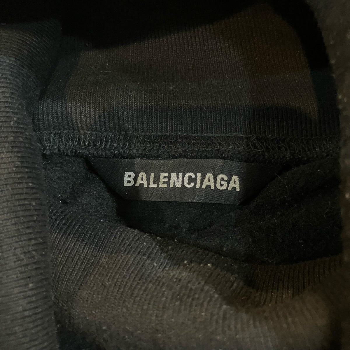 BALENCIAGA ロゴ刺繍タートルネックスウェット641651 TJV83 古着・中古-5枚目のアイテム画像