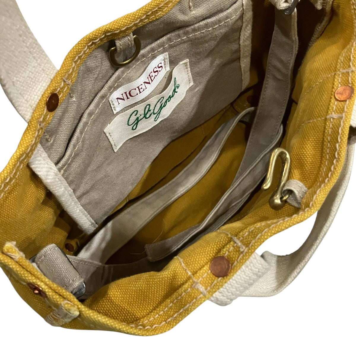 M．LESH NN Aged Effect Shoulder Tote Bag - Mini