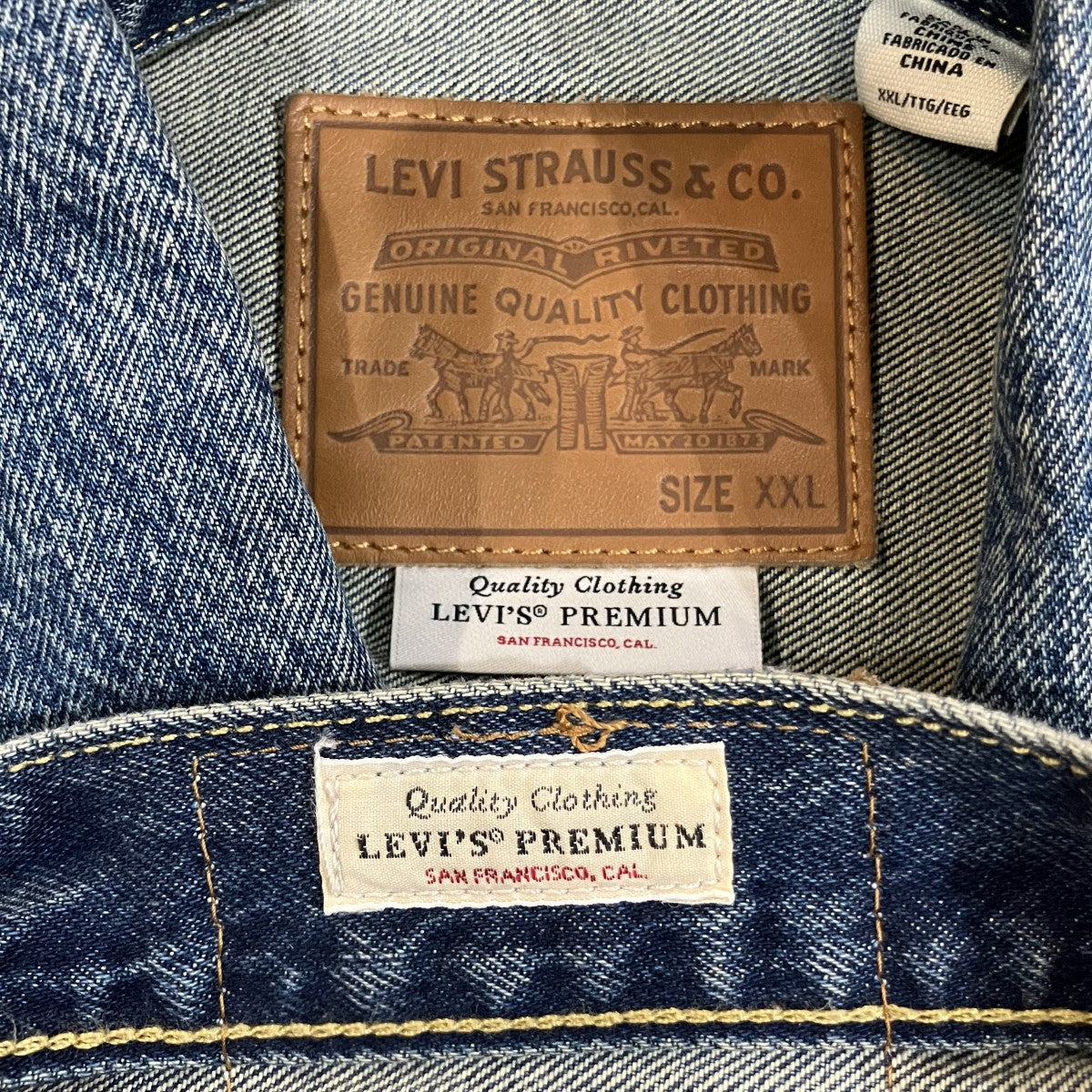 LEVI’S×JOURNAL STANDARD デニムセットアップ 古着・中古-8枚目のアイテム画像