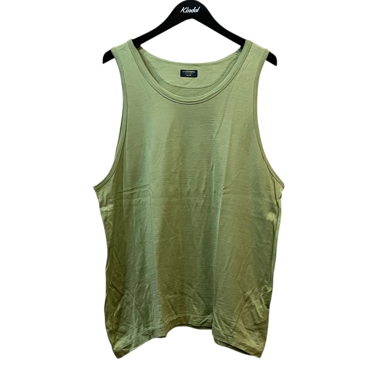 MAATEE＆SONS Ex． WASHABLE SILK TENJIKU TANK TOP 古着・中古-1枚目のアイテム画像