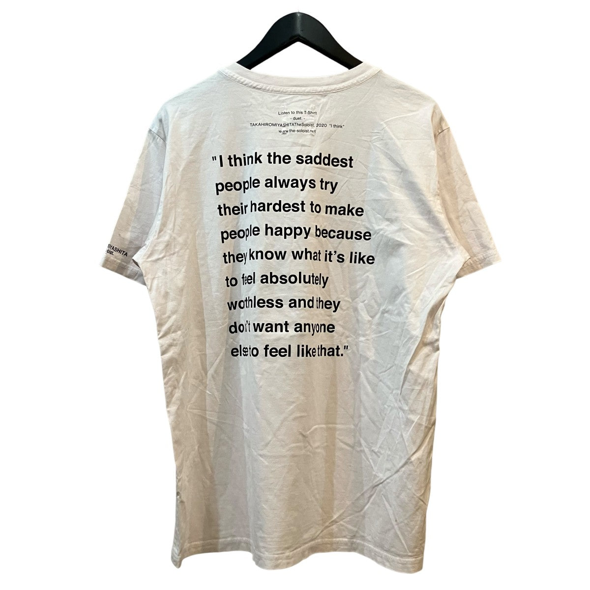 バックプリントTシャツsc 0064SS20