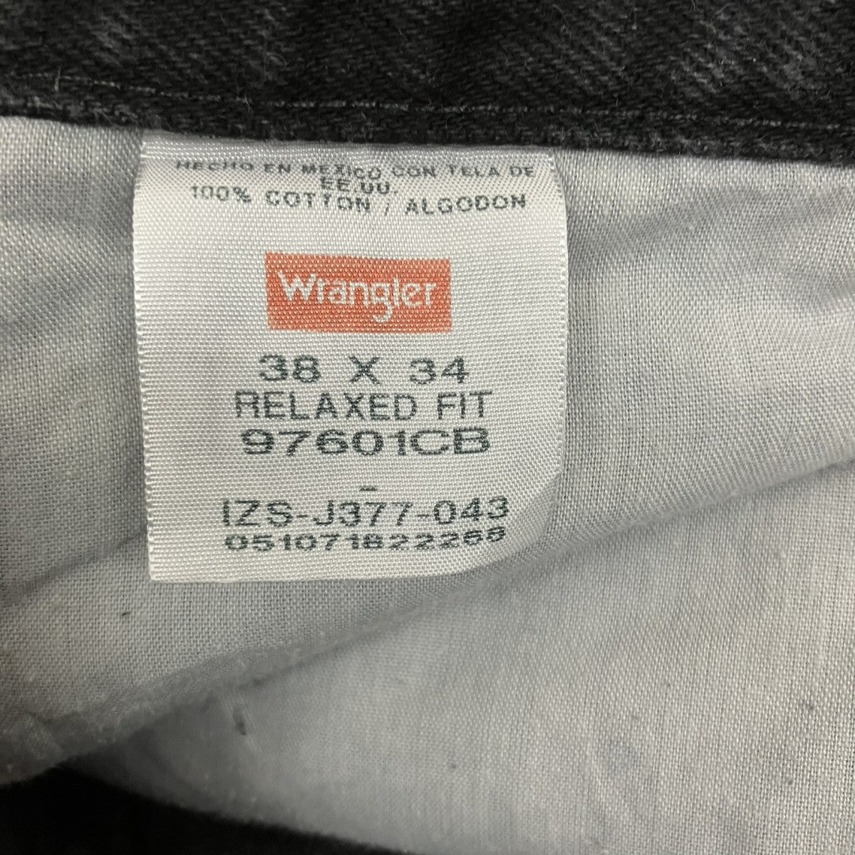 Wrangler ワイドデニムパンツIZS-J377-043 古着・中古-5枚目のアイテム画像