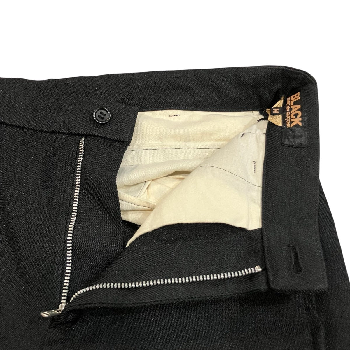 BRACK COMME des GARCONS 縮絨ドッキングパンツ 古着・中古-4枚目のアイテム画像