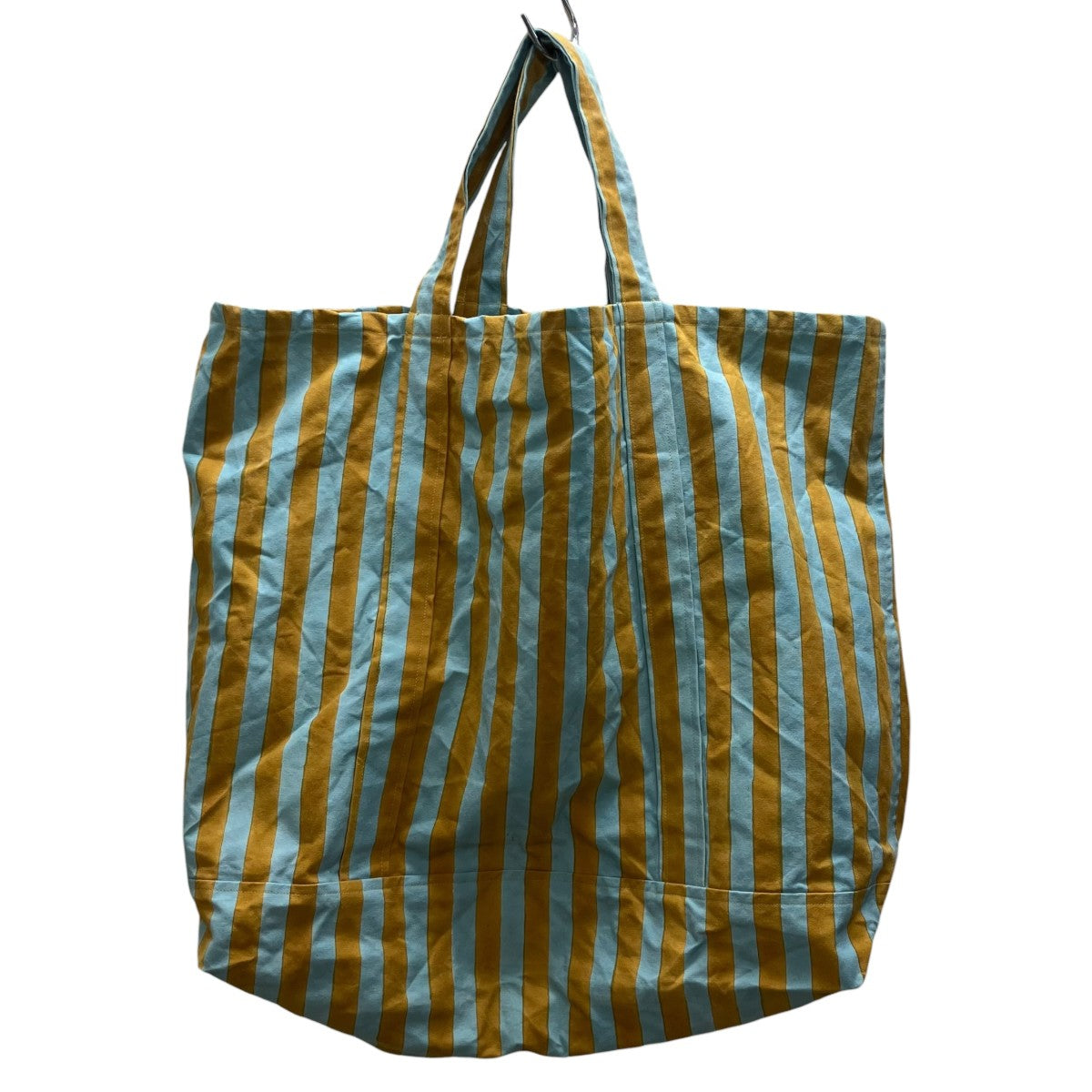 Ron Herman×SZ Blockprints リバーシブルトートバッグ ブルー×オレンジ